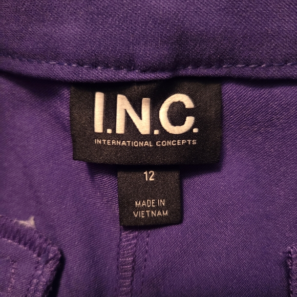 INC International Concepts Purple Shorts NWT - Picture 6 of 9